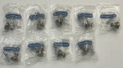 9 Pack Amerock BP53005G10 Edina Cabinet Knob 1-1/4” Round in Satin Nickel NEW