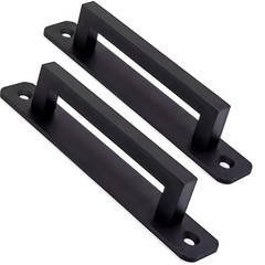 Westablize 2 Pack 5 Inch 128 mm Matte Black Square 5 Inch, SquareBlack