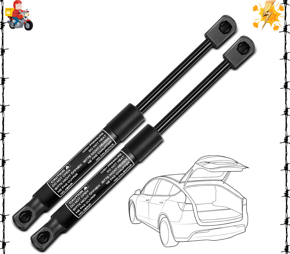 2PCS Front Trunk Lift Support Struts Gas Spring For 2012-2017 911 Models