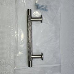 3″ center Knurled Champagne Bronze Satin Pull New FORGE Modern
