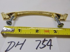 Amerock BP245-3 Polished Brass 3″cc Cabinet Handle Pulls USA Lot of 9