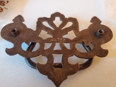 4 BRASS Dresser Drawer Pulls – THE WOODWORKERS STORE – 4″ Wide 3″ Hole Spacing