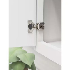 2-Pack Nickel 1 1/4 Inch 32Mm Overlay Face Frame Soft Close Concealed Cabinet Hi