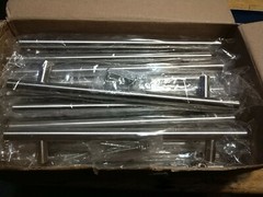 20Pk 6 3/8″ Cabinet Pulls Brushed Nickel Stainless Steel Cupboard Drawer Handle