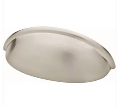(9) LIBERTY Essentials P34702K-SN-B Satin Nickel 3″ Hole Centers Cup Drawer Pull
