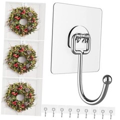 Big Wreath Hangers for Front Door,Large Clear Wreath-Door-Hanger-Easter 10