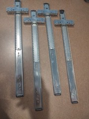 Lot of 4 Infinity SC0410 20″ Ball Bearing Cabinet Slide Hinges, VG