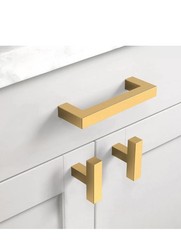 Asidrama 9 Pack 3 Inch(76mm) Gold Kitchen Cabinet Handles, Stainless Steel