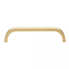 5 In. (128 Mm) Center-To-Center Champagne Gold Flat Bar Pull (10-Pack )