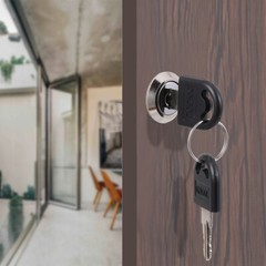 6 Packs Cabinet Cam Locks Set Keyed Alike Secure Drawer File RV Locks 20/25/30MM