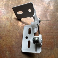 Youngdale #6 White Finish Pin Knife Hinges Overlay Hinge
