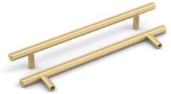 10 Pack Gold Cabinet Drawer Pulls 6-1/4 Inch Center to Center – 8 7/10″ Long