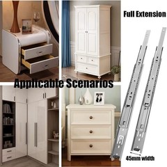 10 Pair of 20 Inch Drawer Slides,100 LB Capacity Full Extension Side Mount Dr…