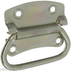 (40)-Steel 3 1/2″ Zinc Plated Small Box Storage Container Chest Handle N117002