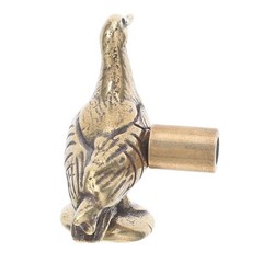 Light Brown Brass Bird Drawer Handles Artistic Animal Pulls for Dresser Cabinets