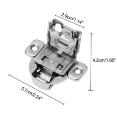 US Stock Steel Soft Close Self Close Cabinet Hinges for Kitchen Cupboard Doors