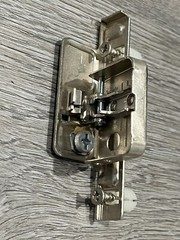 Blum ZSF.130 L Nickel Metabox Left Expando Drawer Clip-On Front Fixing Bracket