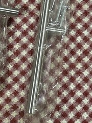 3-Stainless Steel Bar Pull 21 5/8 Inches Long 14 Inch Center To Center 1/2” Dia.