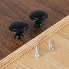 20PCS Stainless Steel Zinc Alloy Mushroom Cabinet Knob Round Drawer Pull Handle