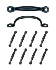 Utility Tray Pulls 10 Pack Oil Rubbed Black with Screws | Perfect for Cutting…
