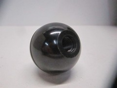 (15) 405Y Ball Knob 1-1/3″ M12 Moulded Thread 305 Black