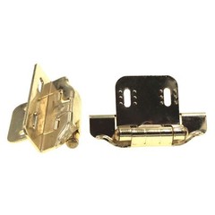 Pair Liberty Polished Brass 1/4″ Overlay Adjustable Wrap Hinges H01911C-BP-O