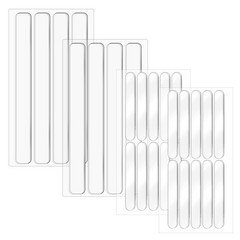 28 Pcs Clear Cabinet Door Bumpers Furniture Wall Protector Pads