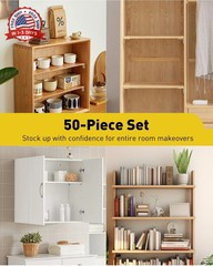 50 Pcs L-Shaped Shelf Support Pegs, 6mm Cabinet Shelf Pins with Rubber Sleeves,