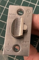 Best 26d New Deadlocking Latch Only Cylindrical Lock Lever Knob Locksmith 2 3/4