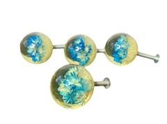 Decorative Cabinet Knobs From The 90’s Resin or Acrylic? Set of 4 cottage chic