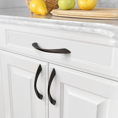 Amerdeco 10 Pack Oil Rubbed Bronze Cabinet Pulls 3 Inch(76MM) Hole Center Cabine