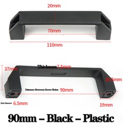 Plastic Pull Handles 90mm 115mm -180mm Hole Centers Luggage Mechanical Equipment