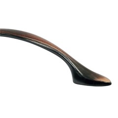 Flare Style 3-3/4″ Hole Centers, 4-31/32″ Long Antique Copper Pull P418796AC
