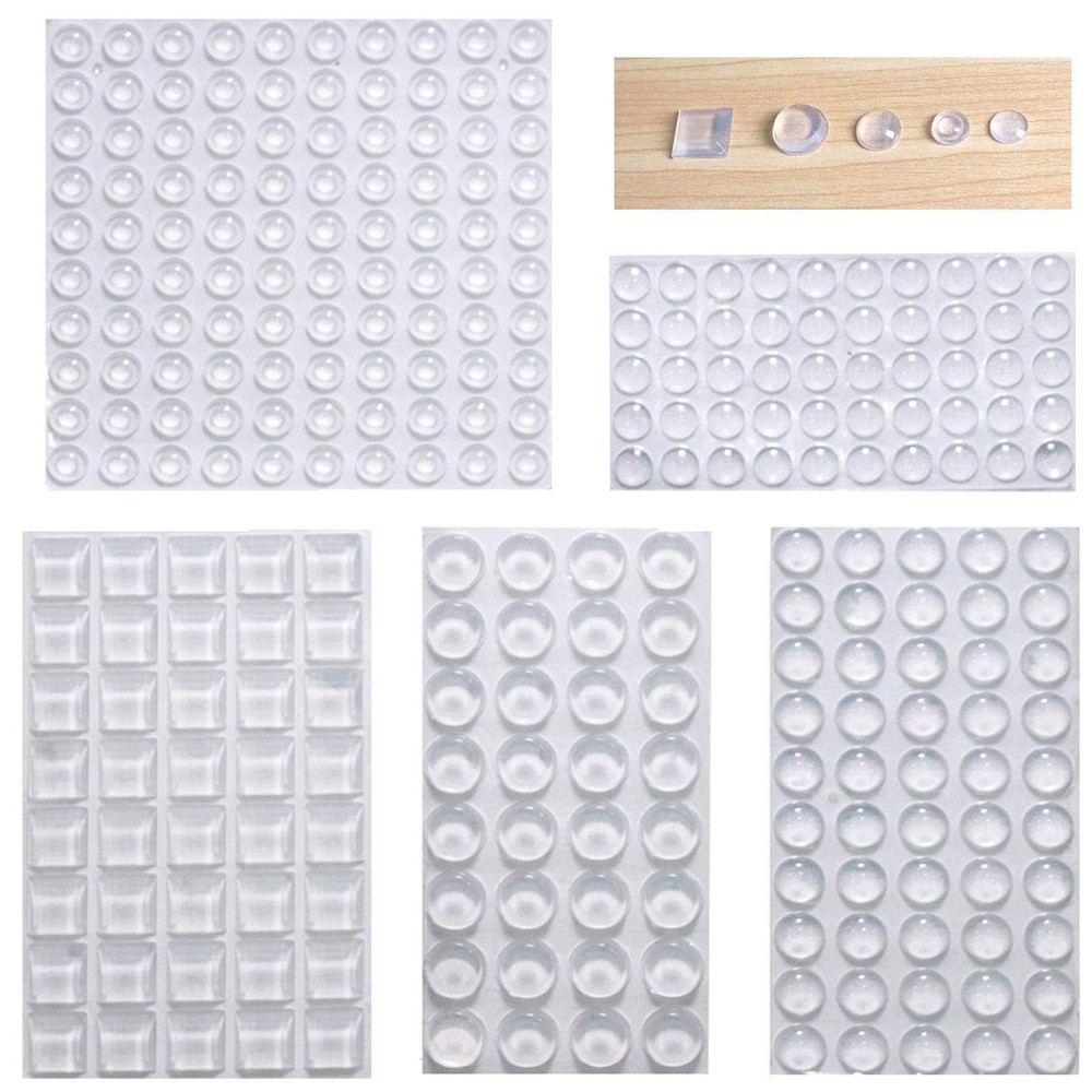 272 Pcs Clear Cabinet Door Bumpers Self Adhesive Noise Dampening Pads