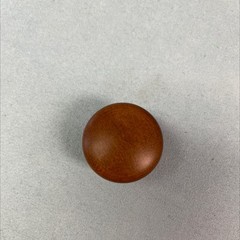 (12 Pack) 1-1/4″ Finished Wood Knob Walnut