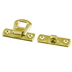 10pcs Toolbox Wooden Case Iron Toggle Box Latch Hasp Gold 30mm x 19mm x 6mm