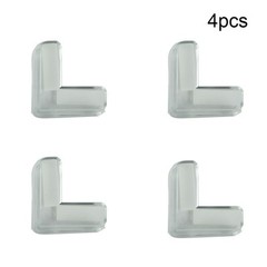 4pc Clear Rubber Furniture Corner Edge Baby Safety High Quality Corner Protector