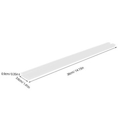 2pcs Golf Cart Windshield Hinge Replacement – 14.17×1.42in Reusable Acrylic