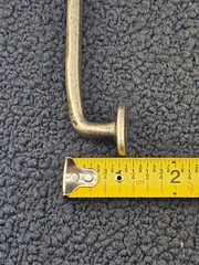 (QTY 9) MNG Hardware Drawer Handle Pull French Twist 6″ Distressed Pewter