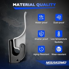 6 Packs Easy-Off Cast Aluminum Tarp Stop Tarp Stops with Body Mount Bracket