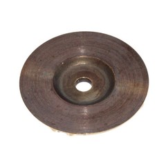 Keeler Ribbon & Reed Sherwood Antique Solid Brass 1 1/2″ Knob Backplate M106