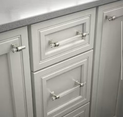12-PACK Liberty 5-1/16 in Acrylic Polished Nickel &Clear Cabinet Drawer Pull