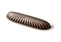 6 Pack 5″ Hole Centers Antique Copper Cabinet Pulls