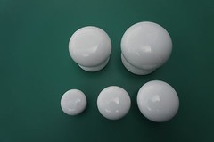 5 Sizes White Porcelain Ceramic Knob Antique Style Cabinet Knobs Vintage Knobs