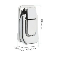 3Pcs Box Packing Buckles Iron Latches for Guitar Case Tool box