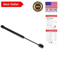 20-Inch Black Metal Gas Prop Door Support with 15 lb Capacity, Convenient 1 Pack