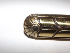 Vtg. Keeler (?) Brass Drawer Cabinet Door Pulls Handles Lot-Set Of 8