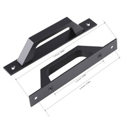 Barn Door for pull Handle Black Hot Bed Sliding Gate Shed Garage