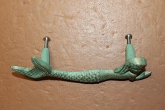 1-MERMAID HARDWARE,Mythical Decor,Beach Home Style,Dresser Pulls,Handles,HW-54