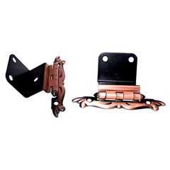 Pair of Amerock Antique Copper Full Inset Hinges For 3/4″ Flush Doors BP7765-AC